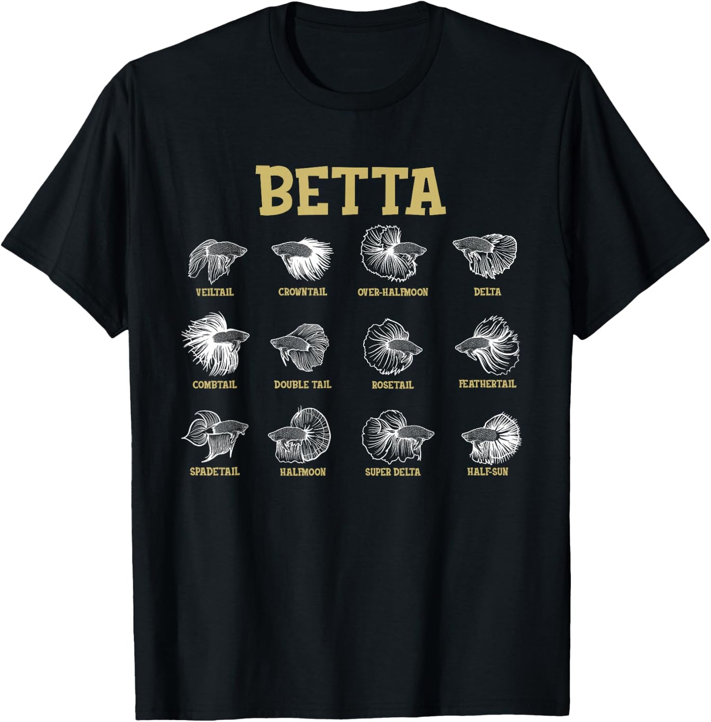 Siamese Fighting Fish Lover Aquarium Keeper Betta Fish T-Shirt - T-Shirt | Black