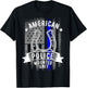 American Police Horse Mounted Unit T-Shirt - T-Shirt | Black
