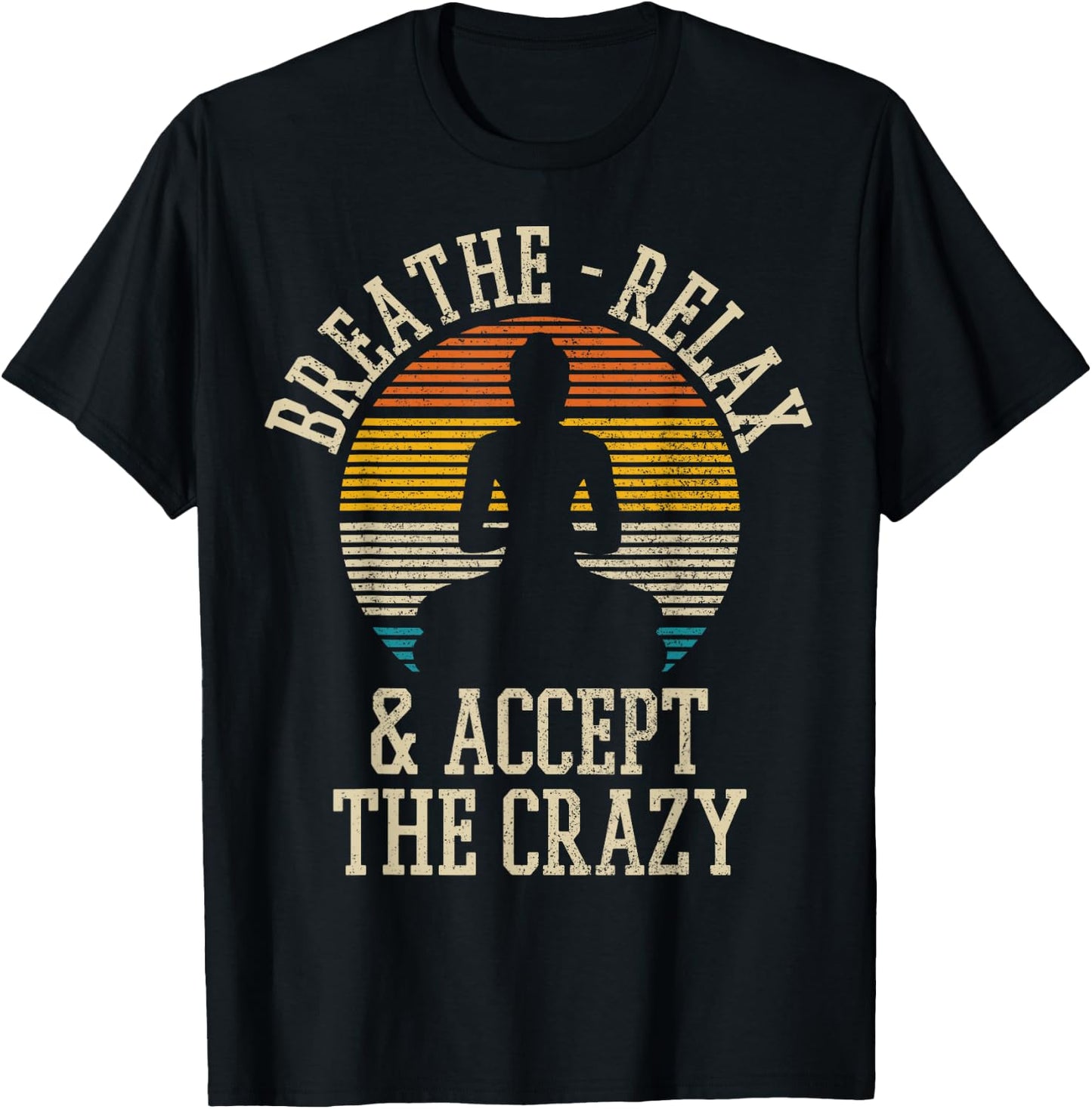 Vintage Buddha Buddhism Yoga Meditation Funny Gift T-Shirt - T-Shirt | Black