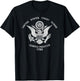 Us United States Coast Guard Uscg Eagle Flag T-Shirt - T-Shirt | Black