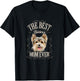 Best Biewer Mom Ever Funny Biewer Terrier Dog Gifts Vintage T-Shirt - T-Shirt | Black
