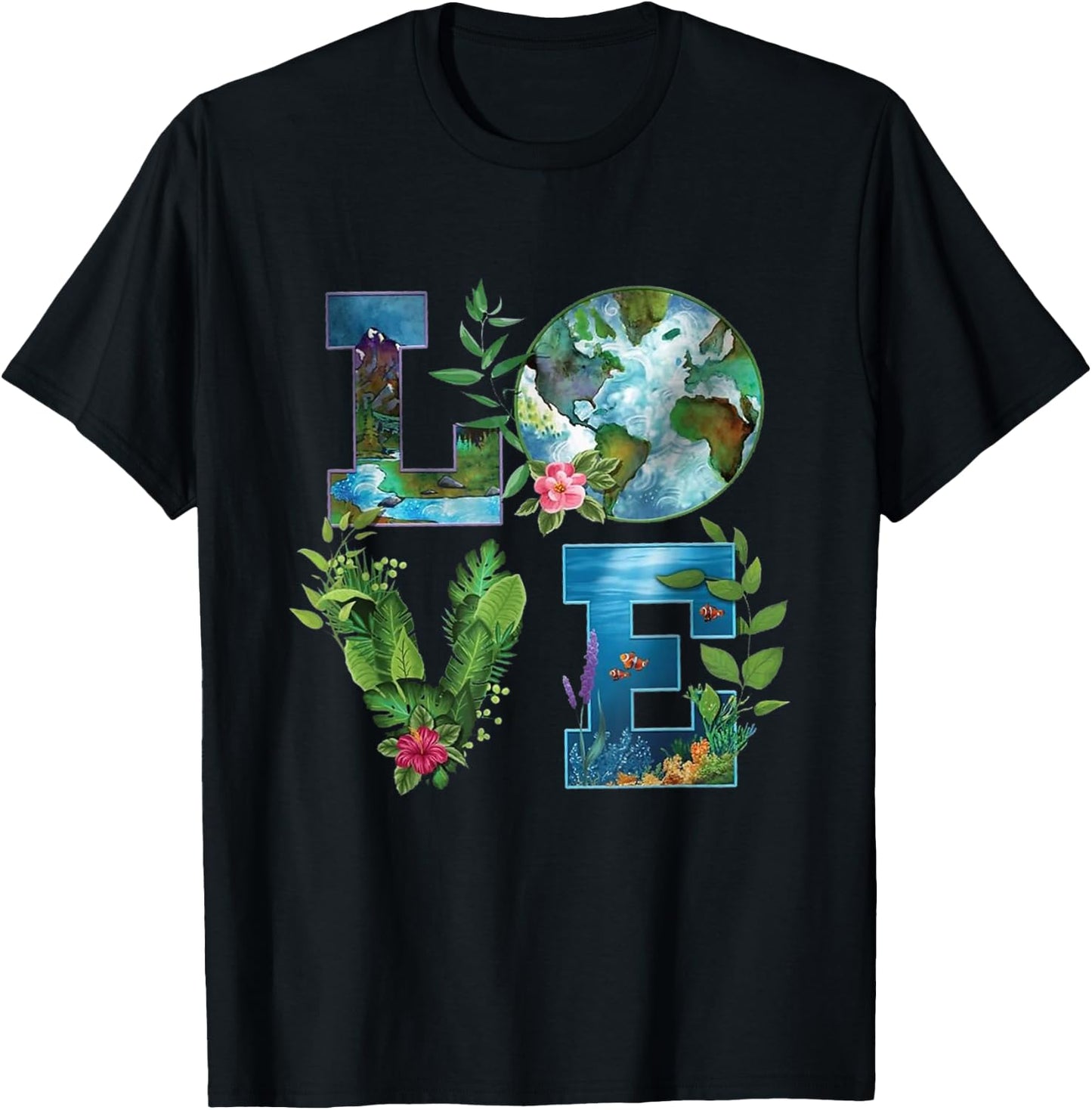 Earth Day Planet Anniversary Earth Day Everyday women men T-Shirt - T-Shirt | Black