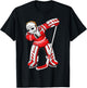 Dabbing Ice Hockey Player Funny Boys Girls Kids Dab Gift T-Shirt - T-Shirt | Black