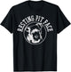 Resting Pit Face Funny Pitbull Dog Lover Funny Gift T-Shirt - T-Shirt | Black