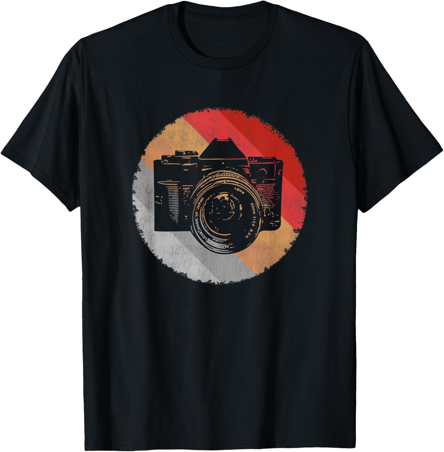 Vintage Camera 35mm film for photographer T-Shirt - T-Shirt | Black