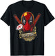 Marvel Deadpool Gold Plated Portrait T-Shirt - T-Shirt | Black