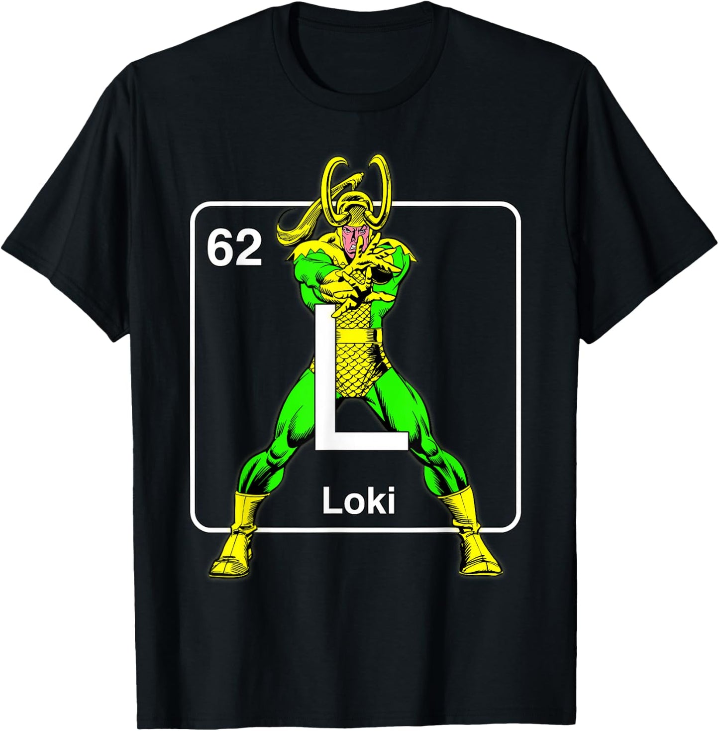 Marvel Avengers Loki Element T-Shirt - T-Shirt | Black