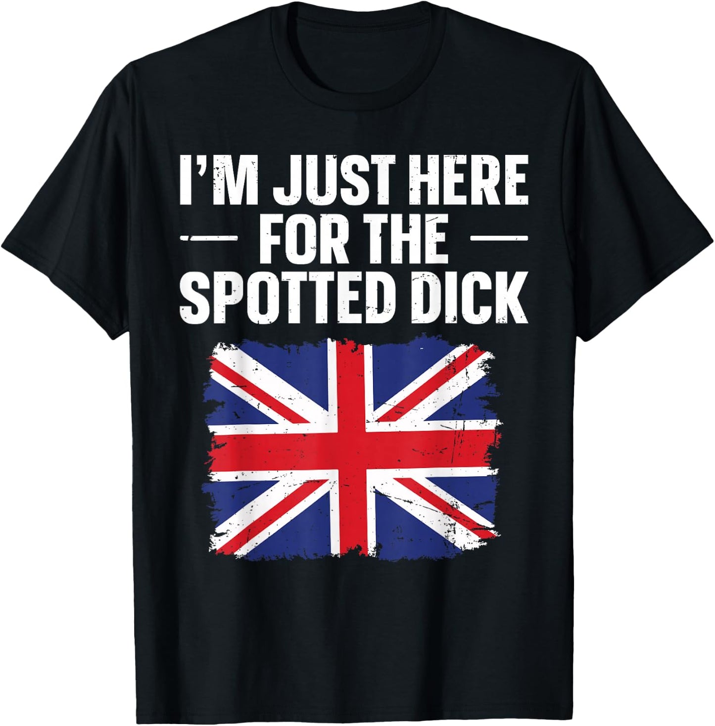 Dessert Spotted Dick Design for a Spotted Dick lover T-Shirt - T-Shirt | Black
