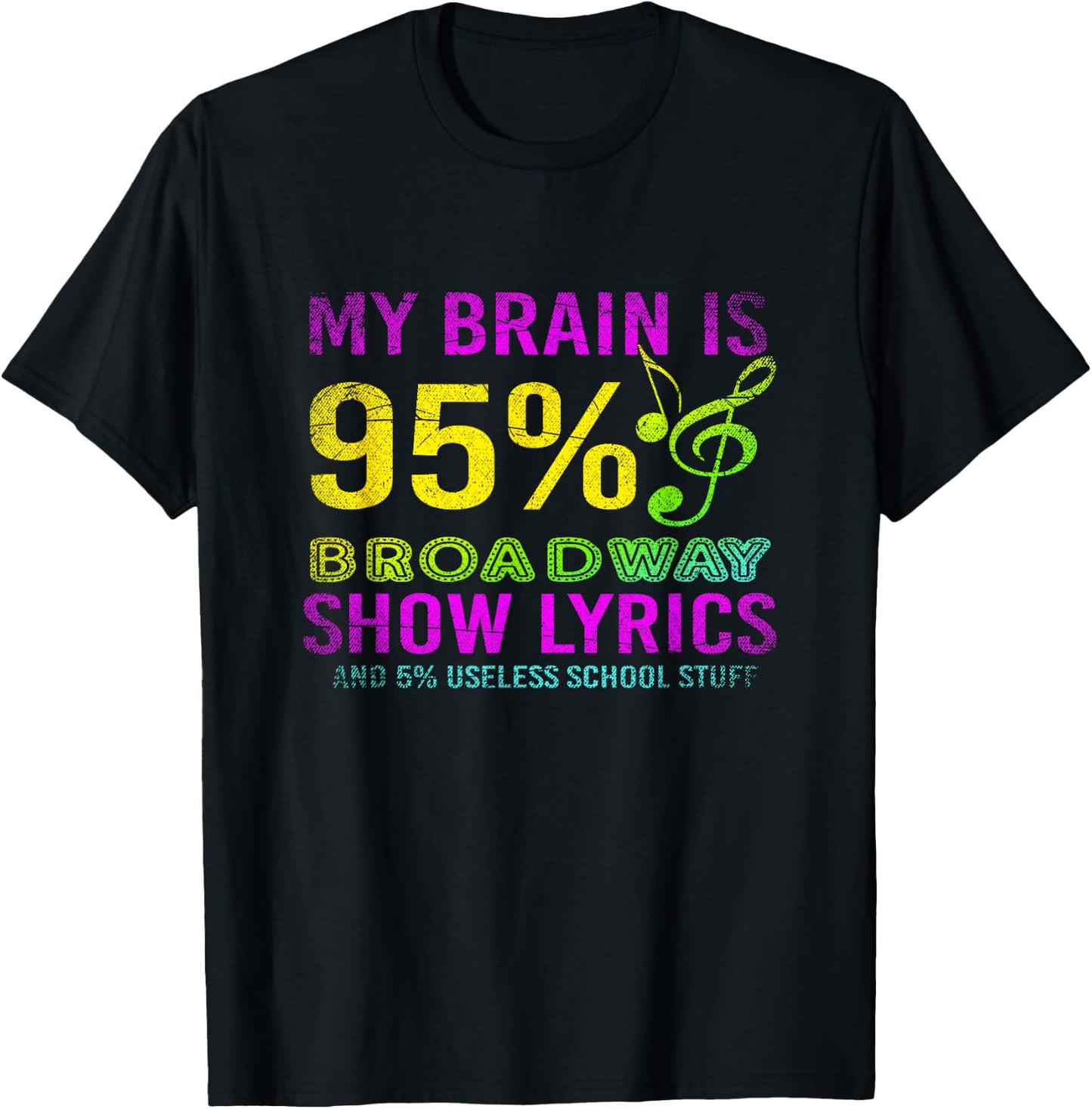 Funny Actor Gift Musical Theater T-Shirt - T-Shirt | Black