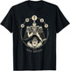 Hail Seitan! Satanic vegan chef Baphomet occult home cook T-Shirt - T-Shirt | Black