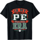 In My P.E. Teacher Era Back to School Gym Teachers Day Men Women T-Shirt - T-Shirt | Black