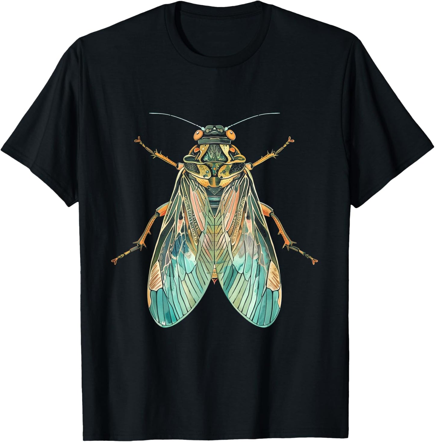 Cicada Insect 2024 Entomology Entomologist T-Shirt - T-Shirt | Black