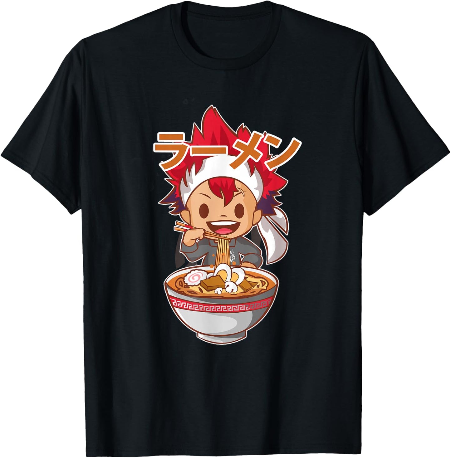 Ramen Food Wars Anime T-Shirt - T-Shirt | Black