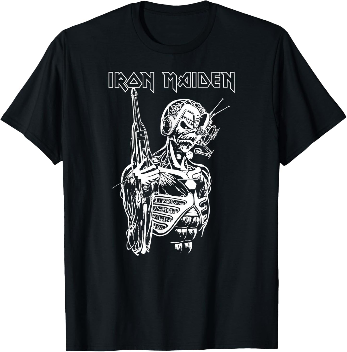 Iron Maiden - Somewhere in Time One Color T-Shirt - T-Shirt | Black