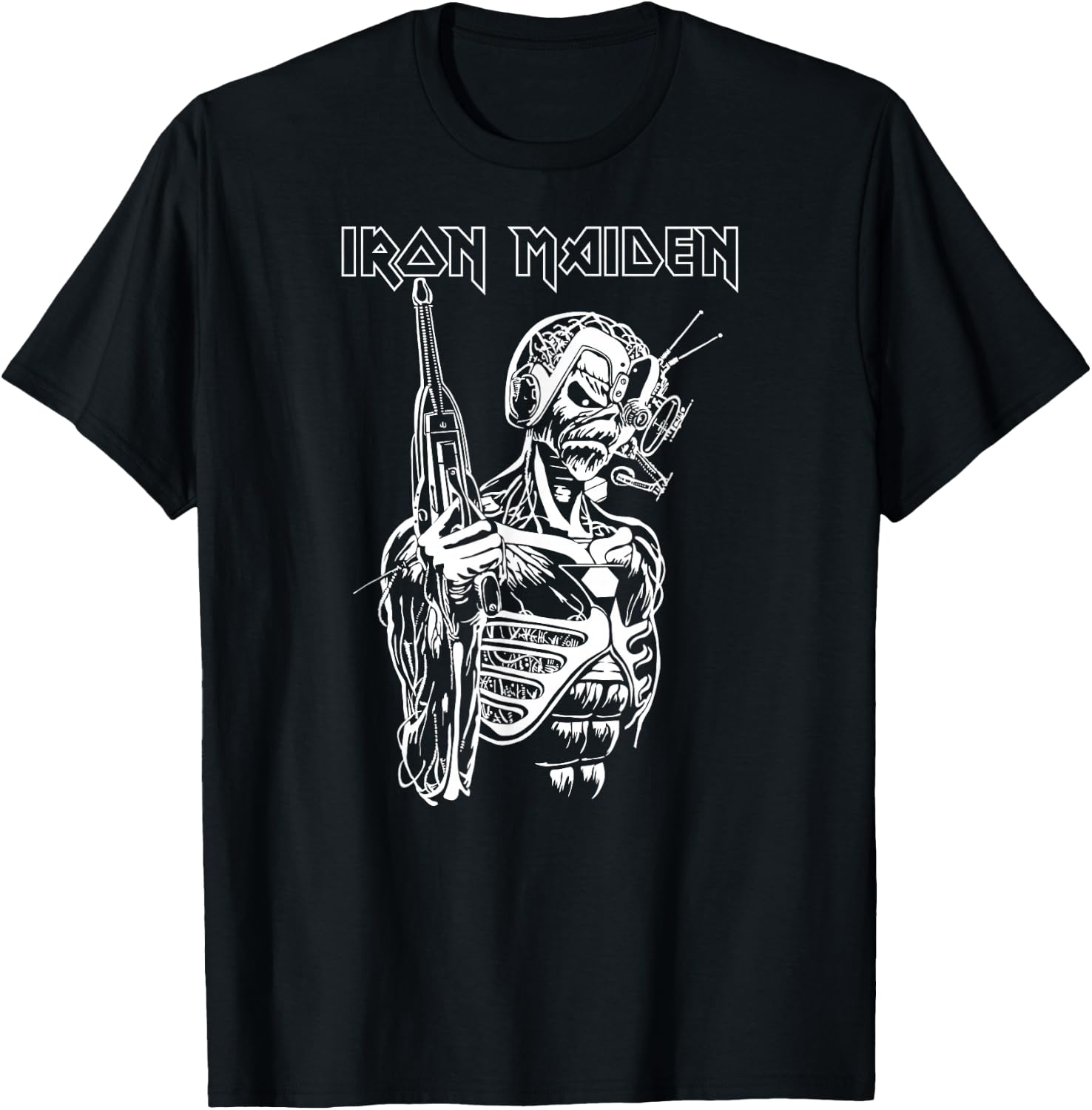 Iron Maiden - Somewhere in Time One Color T-Shirt - T-Shirt | Black