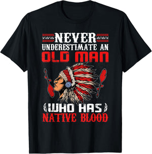 Native American Art Lover Chief Native Indian T-Shirt - T-Shirt | Black