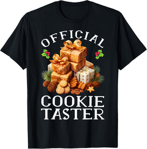 Official Cookie Taster Baking Cookie Baker Cookie lover T-Shirt - T-Shirt | Black