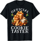 Official Cookie Taster Baking Cookie Baker Cookie lover T-Shirt - T-Shirt | Black