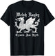 Vintage Welsh Rugby Shirt or Gift | Wales Rugby Football Top T-Shirt - T-Shirt | Black