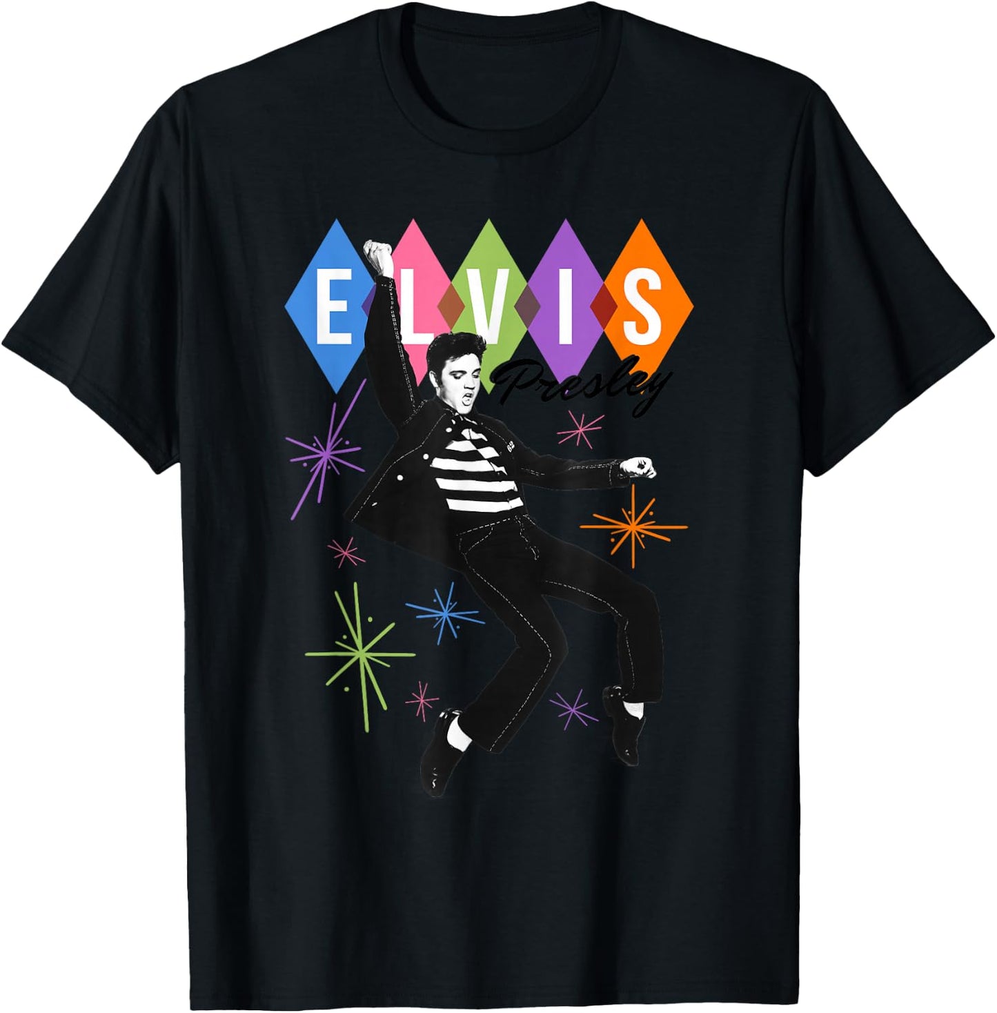 Elvis Presley Official Dancing Star T-Shirt - T-Shirt | Black