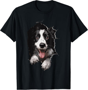 Border Collie T-Shirt - T-Shirt | Black