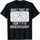 What Part Of Don't You Understand Funny Hockey Mom Dad Coach T-Shirt - T-Shirt | Black