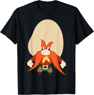 Looney Tunes Yosemite Sam Angry Portrait T-Shirt - T-Shirt | Black