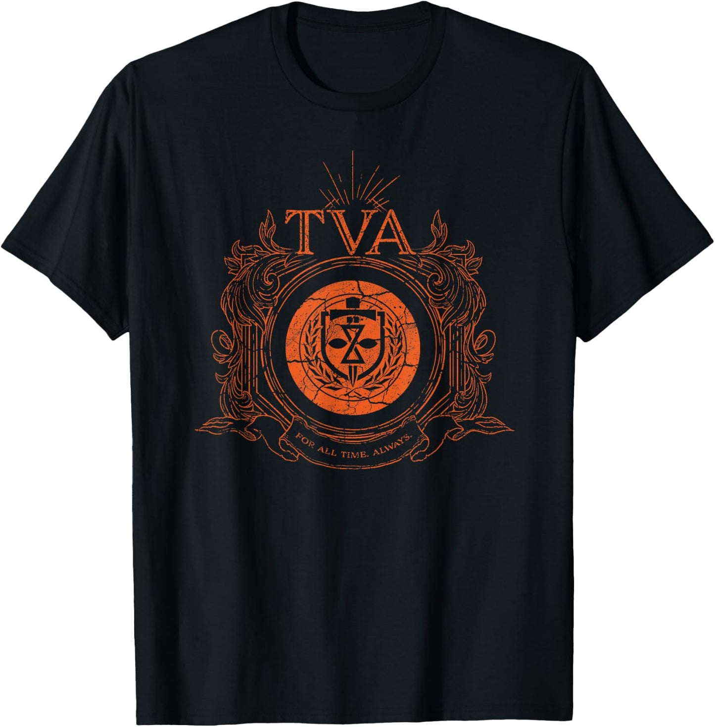 Marvel Loki Time Variance Authority TVA Badge T-Shirt - T-Shirt | Black
