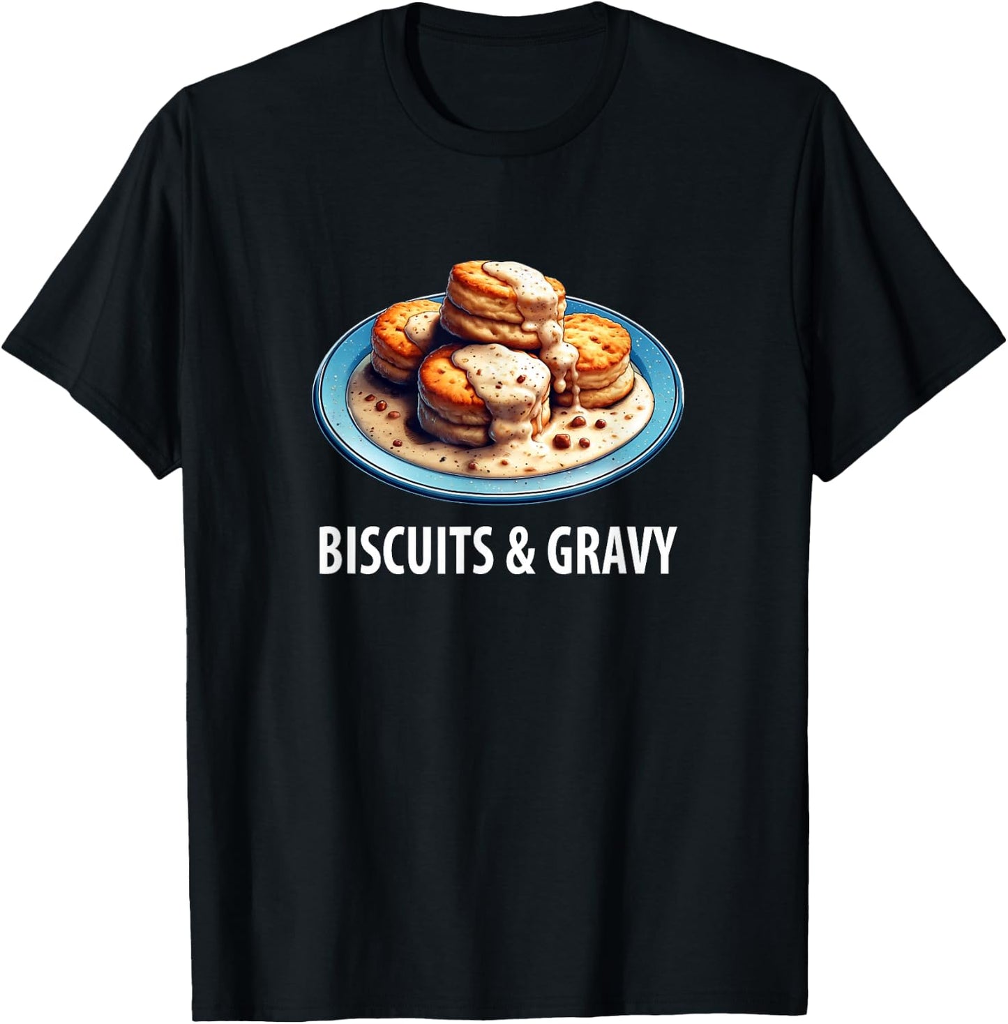 Biscuits & Gravy T-Shirt - T-Shirt | Black