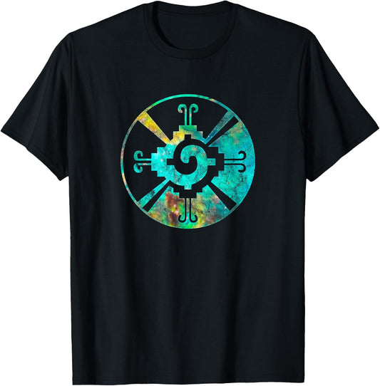 Hunab Ku, Maya, symbol, Indian, heart of the galaxy, mystic T-Shirt - T-Shirt | Black