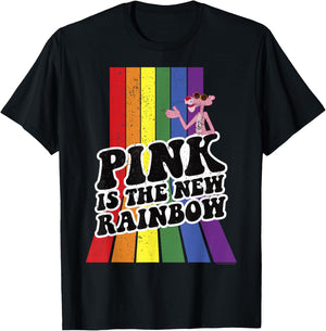 The Pink Panther Pink Is The New Rainbow T-Shirt - T-Shirt | Black