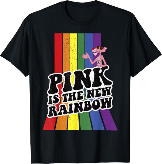 The Pink Panther Pink Is The New Rainbow T-Shirt - T-Shirt | Black