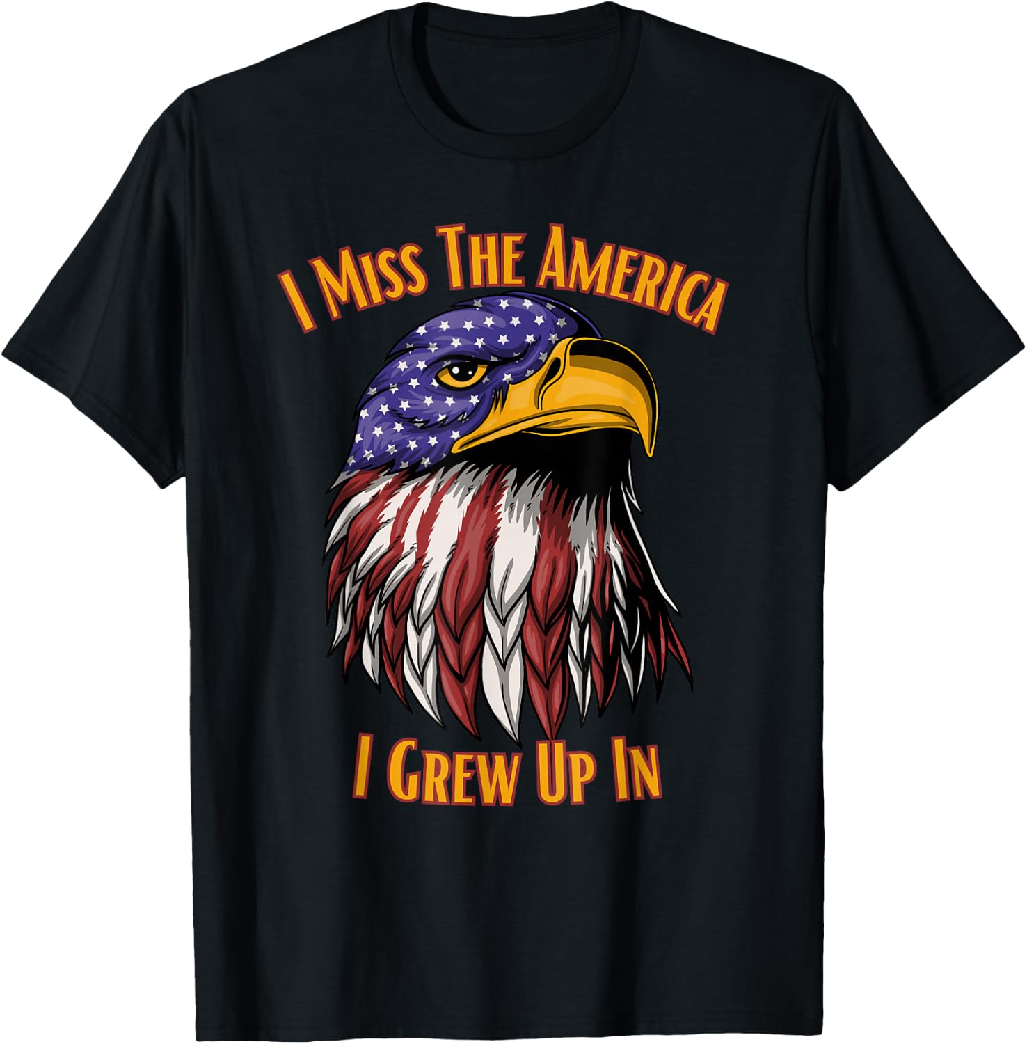 I Miss The America I Grew Up In T-Shirt - T-Shirt | Black