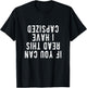 Capsized Shirt | If you can read this i have capsized T-Shirt - T-Shirt | Black