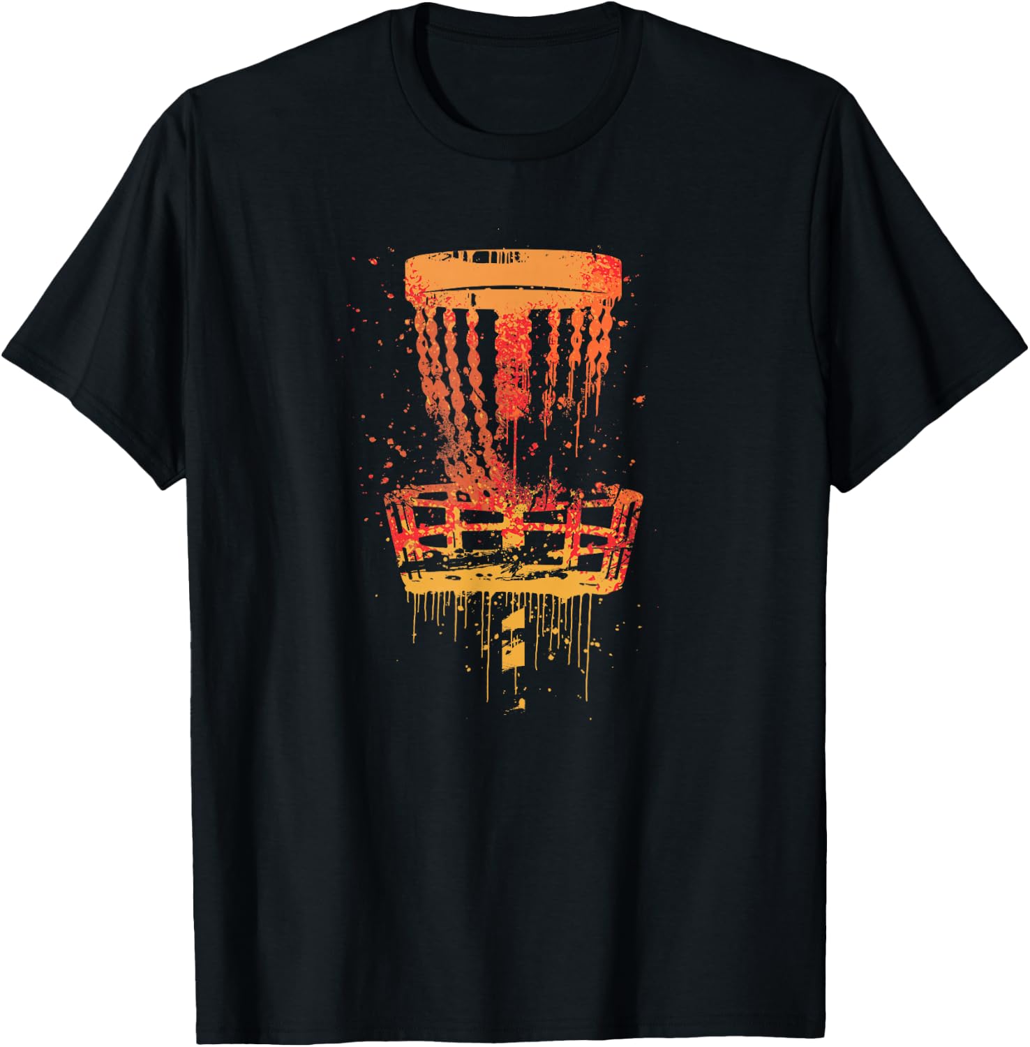 Retro Disc Golf Frolf - Vintage Frisbee Golf T-Shirt - T-Shirt | Black