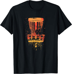 Retro Disc Golf Frolf - Vintage Frisbee Golf T-Shirt - T-Shirt | Black