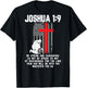 Thin Red Line Firefighter Cross Bible Verse Christian T-Shirt - T-Shirt | Black