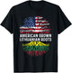 American Grown Lithuanian Roots Lithuania Flag Family Tree T-Shirt - T-Shirt | Black