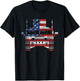 Humvee American Flag Military Vehicle HMMWV Front Humvee Men T-Shirt - T-Shirt | Black