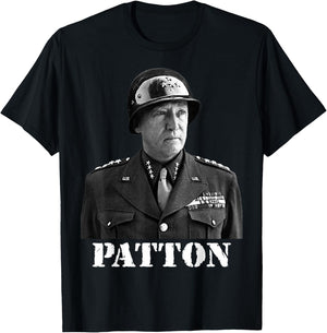 George Patton World War II Victory Memorial Independence Day T-Shirt - T-Shirt | Black