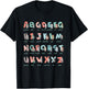 Alphabet Animals I School Beginner Students Children Girls Boys T-Shirt - T-Shirt | Black