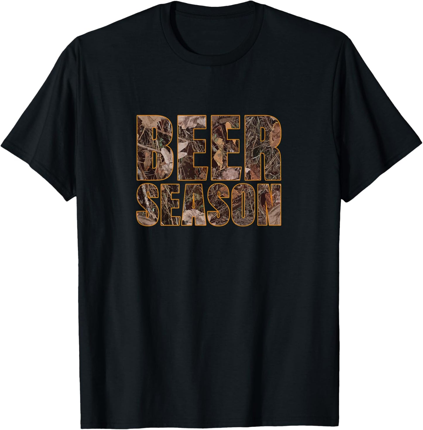Beer Season 1 - Camo Funny Deer Hunter Hunting T-Shirt - T-Shirt | Black
