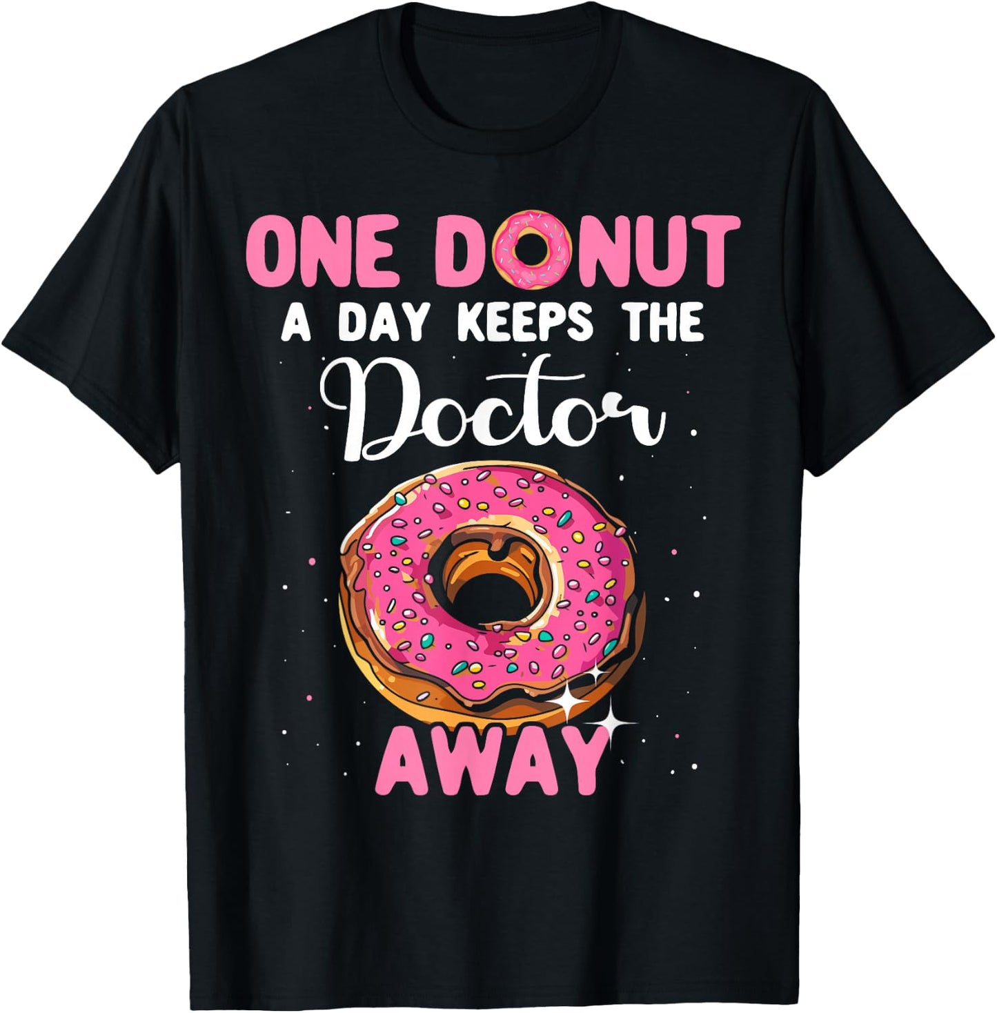 Donut Costume Women Baking Donuts Men Donut T-Shirt - T-Shirt | Black