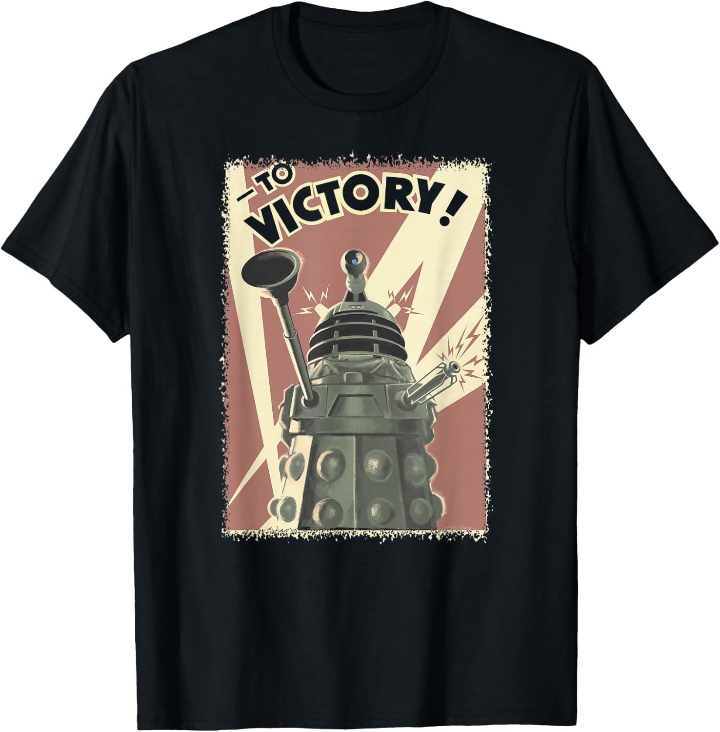 Propoganda Dalek Sci-Fi Fan 60th Anniversary T-Shirt - T-Shirt | Black