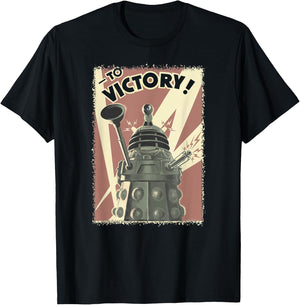 Propoganda Dalek Sci-Fi Fan 60th Anniversary T-Shirt - T-Shirt | Black