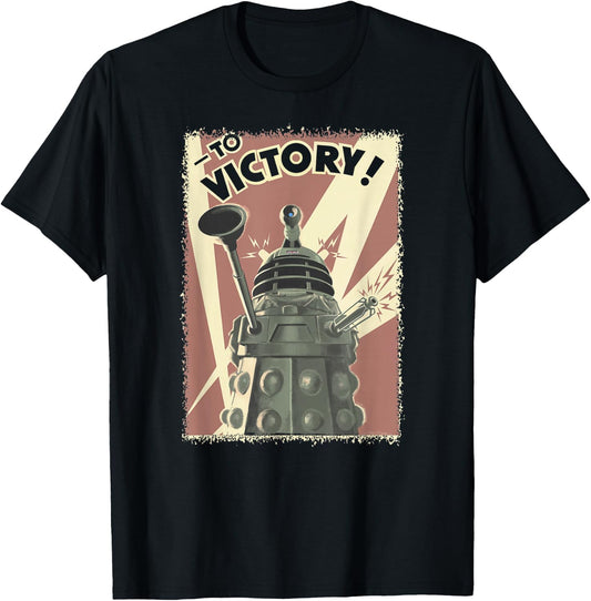 Propoganda Dalek Sci-Fi Fan 60th Anniversary T-Shirt - T-Shirt | Black