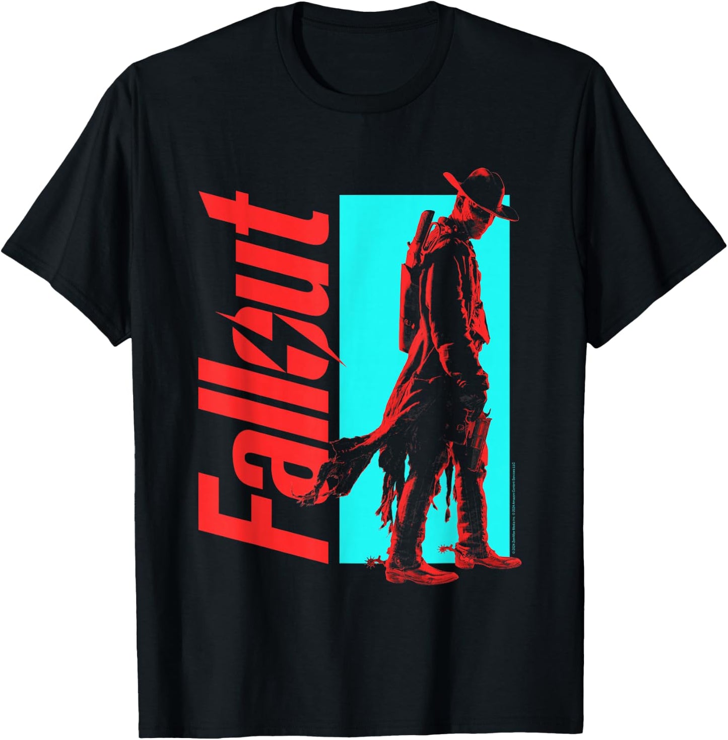Fallout TV Series Character The Ghoul Boxed Shadow T-Shirt - T-Shirt | Black