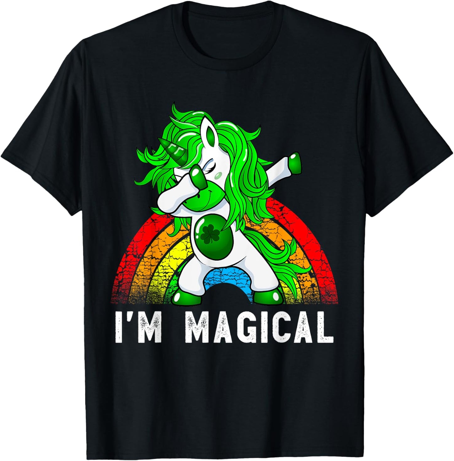 Kids St Pattys Day Shirt by RobustCreative - Baby & Toddler St Patrick's Day - Black, Short Sleeve, Classic Fit, Cotton 60% Polyester 40% T-Shirt - T-Shirt | Black