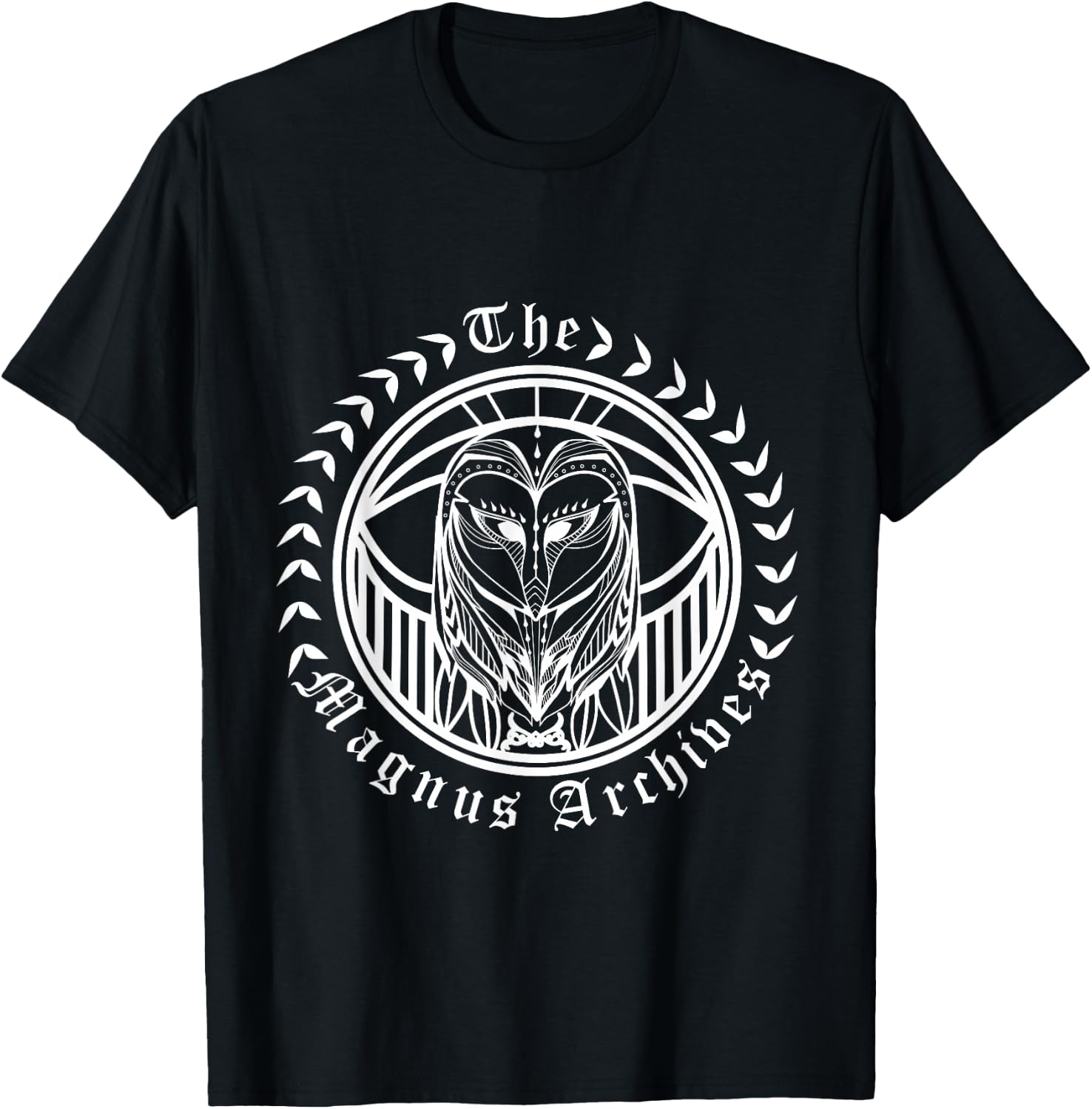 The Magnus Archives Spooky Owl T-Shirt - T-Shirt | Black