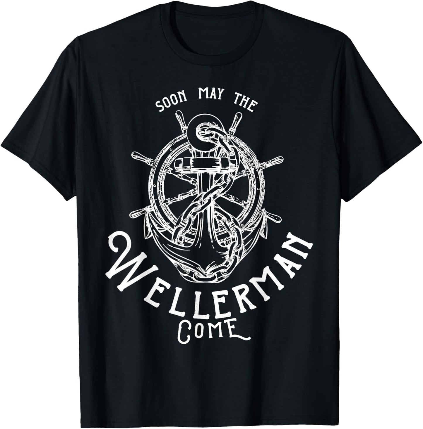Wellerman Sea Shanty T-Shirt - T-Shirt | Black